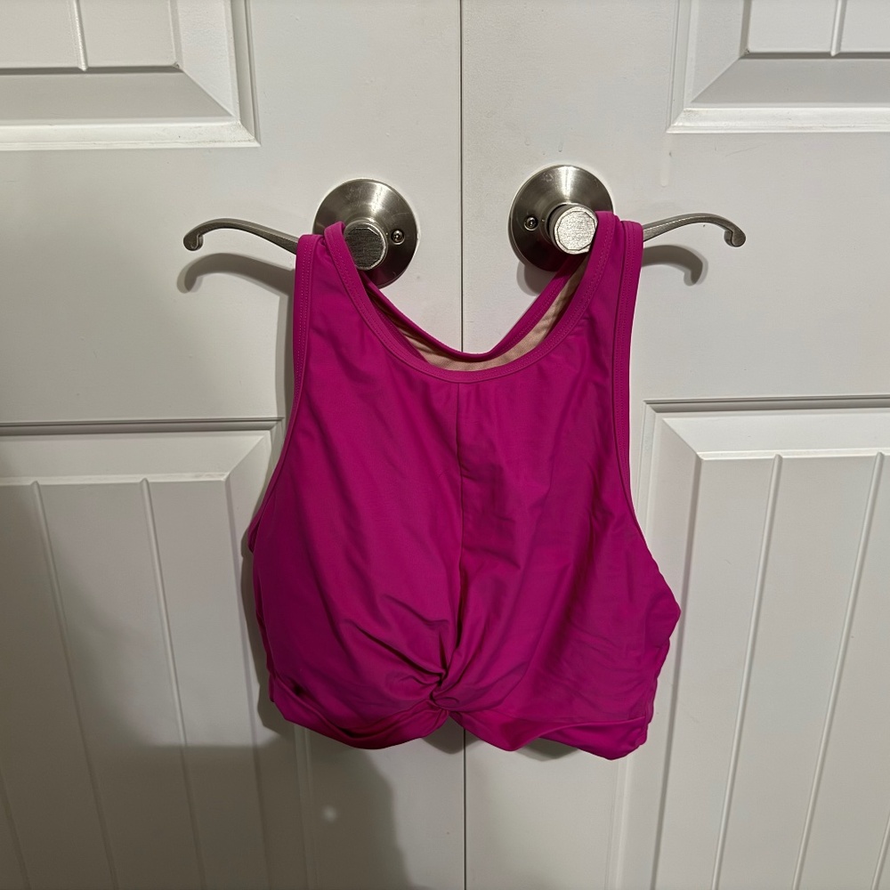 Kona Sol Magenta Swim Top- Large